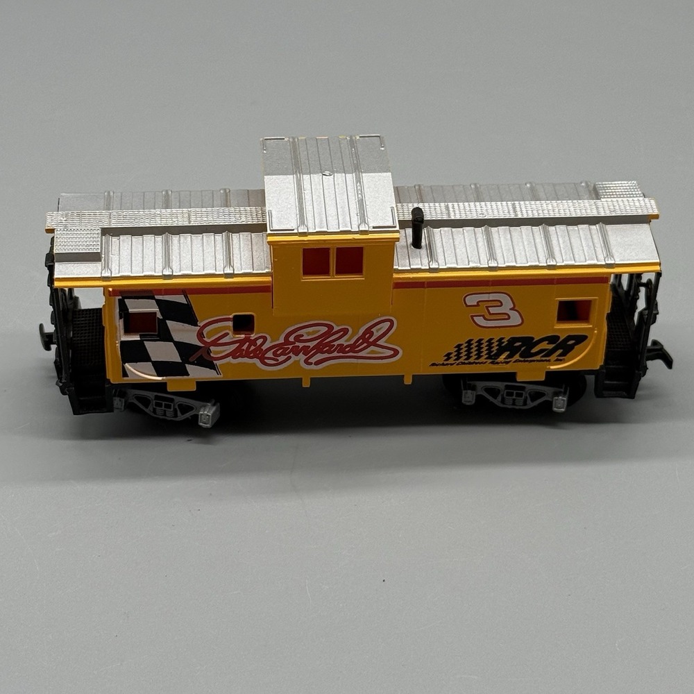 HO Scale Dale Earnhardt #3 RCR NASCAR Caboose Model Train Car Racing Stock Car